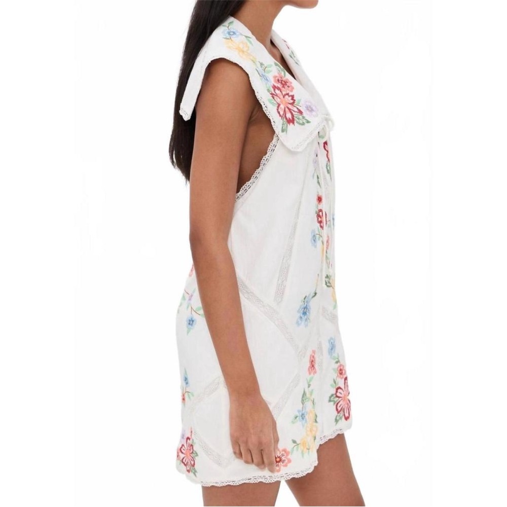 Free People Willow Embroidered Mini Dress - Picture 2 of 7